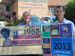Campbellford Memorial Hospital (CMH) Foundation executive director John Russell and CMH president and CEO Brad Hilker are preparing for the hospital’s 60th Anniversary Mark Hoult/Community Press/QMI Agency file photo