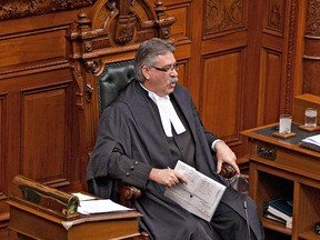 Ontario Speaker Dave Levac issued a statement Tuesday regarding the controversy over his gas plant contempt ruling. (Brian Thompson, Expositor file photo)