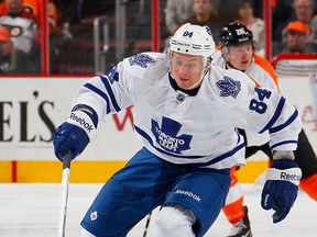 Free-agent Mikhail Grabovski, ex of the Maple Leafs, reportedly has narrowed his list to three teams. The Capitals and Flames are both looking for help up front. (Getty)