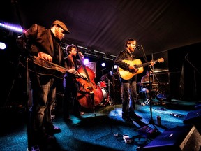 Matthew Hornell, with Andrew Sneddon and Matthew Gallant, played two shows in Brantford. (Christopher Green, www.matthewhornell.com)