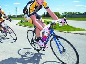 Portage la Prairie's Willem Boersma is part of the Manitoba cycling team at the Canada Summer Games in Sherbrooke, Que., which began Aug. 2. (Submitted photo)