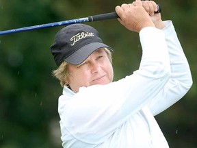 Mary Ann Hayward shot 68 and 70 in the opening two rounds to lead the Investors Group Senior Women's Championship at Stratford Country Club. Final round is Thursday. (SCOTT WISHART The Beacon Herald)