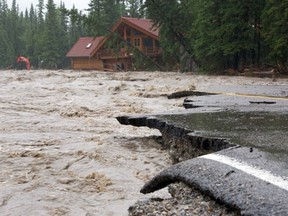 Bragg Creek flood damage