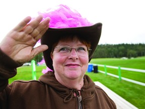 Wild Pink Yonder trail boss Jane Hurl is ready to head north to the Peace Country for this year’s event. It kicks off Aug. 10 in Hythe. (QMI Agency file photo)