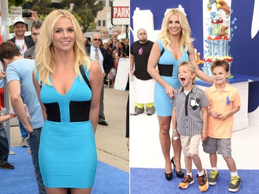 Britney Spears and her boys attend the Los Angeles premiere of "The Smurfs 2", July 28, 2013. (WENN.com, Jason Merritt/Getty Images/AFP)  

PDRTJS_settings_7048133 = {
"id" : "7048133",
"unique_id" : "default",
"title" : "",
"permalink" : ""
};