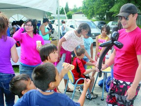 There was lots to see and do at the Minto Summerfest, there was even balloon animals.