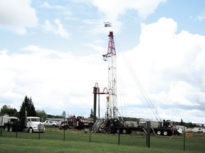 A service rig was installed in Calmar’s Zolners Park on July 22.