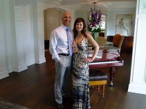 Erica Durance shares her home with husband David Palffy. (QMI Agency)