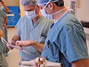 In 2010, Brantford General Hospital was the only Canadian hospital performing the new form of knee surgery. (BRIAN THOMPSON Brantford Expositor)