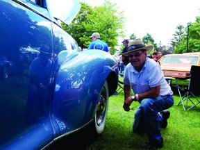 Ken Gervais, of Ottawa, was the grand champion of Automotion 2013 with his 1941 Lincoln Zephyr. RONALD ZAJAC The Recorder and Times