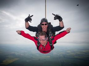 Reporter Greg Wiseman had an opportunity to jump with the Skyhawks during the Wounded Warriors Weekend.
