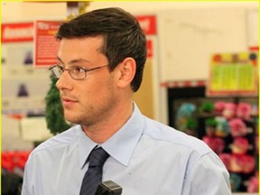 Cory Monteith in "All The Wrong Reasons." (Handout)