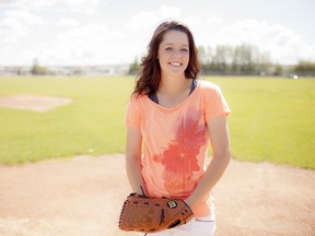 Asia Matycio, 15, played her first season of competitive baseball this summer with the Whitecourt Braves. Coach Terry Nedeljak noted that this year a higher than average amount of females tried out and hopes that Matycio will return next season. 
Christopher King | Whitecourt Star