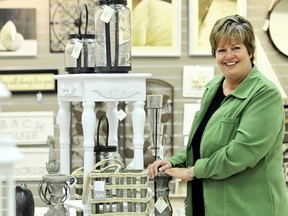 Diane Galvin, owner of River House Gifts, is the first of three new stores to move into the Downtown Chatham Centre. Galvin's shop carries a mix of nautical and seasonal giftware and accents.PHOTO TAKEN: Chatham, On., Tuesday July 30 2013.  Diana Martin/Chatham Daily News/QMI Agency