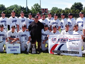 The Hill United Chiefs won the U.S. Nationals fastball championship. (Submitted Photo)