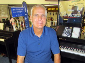 Doug Kennedy, longtime owner of Jack Kennedy's Music Centre on Christina Street,  has decided to close the business at the end of the year. People just don't play the piano as much, Kennedy says. CATHY DOBSON / THE OBSERVER / QMI AGENCY