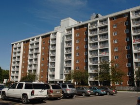 Lorne Towers on Colborne Street West in Brantford. (Expositor File Photo)