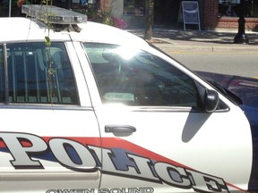 An Owen Sound police cruiser. (PHOTO BY DENIS LANGLOIS)