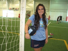 Cornwall's Micaela Wylie-Arbic is hoping that several years of soccer play with the Ottawa Fury program will lead to university varsity options in the sport. Wylie-Arbic, 17, and the U-20 Fury women's team were recently at the North American championships, held in Bradenton, Florida.
TODD HAMBLETON staff photo