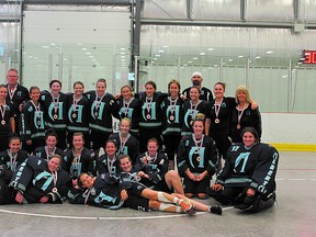 Team Alberta, which featured six players from the Sherwood Park Titans Junior women’s lacrosse squad, finished with bronze medals at the recent national championships in Halifax, N.S. Photo supplied