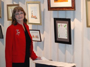 Melfort artist Lynne Monsees has a large collection of her work on display at the Kerry Vickar Centre. The show opened on August 4 and Monsees was on hand for a meet and greet.