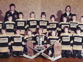 Contributed Photo
The Longs Lumber Atom C hockey team were champions in 1976-77. The team is among 20 that will be honoured by Norfolk County.