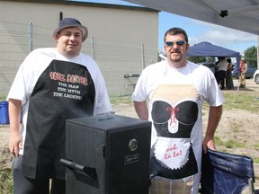 “It's All About the Rub” from Timmins consisted of Rene Gaudeau and Eric Robert. This was their first competition ever and they went home as Grand Champions at the end of the day. PHOTO: Ashley Lewis, Cochrane Times Post.