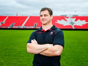 Captain Aaron Carpenter will lead the Canadian men's rugby team into a home-and-home World Cup qualifier. (QMI Agency)