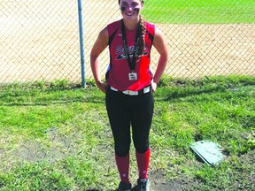 Portage's Emily Smith won a silver medal with the Winnipeg Smitty's Terminators at the Western Canadian Fastpitch Championships Aug. 2-5 in Winnipeg. (Submitted photo)
