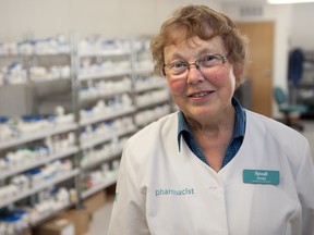 Linda Hiller has been the Pharmacy Manager at Rexall for over five years and has been working out of Rexall's temporary location, getting prescriptions to residents of High River since it opened.