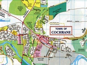 Partial map of Cochrane