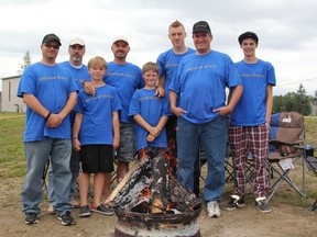 Thirteen people from Detour Gold and two local community members slept on Lake Commando from August 7 to August 10 to raise money and awareness for the Cochrane Food Bank.