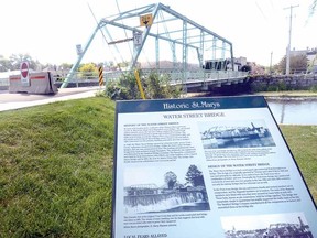 The Water St. bridge in St. Marys will remain closed until an environmental assessment report is completed. (SCOTT WISHART The Beacon Herald)