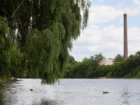 London's largest sewage treatment plant is the Greenway Sanitation Plant just beside the Thames River in Greenway Park. (MIKE HENSEN,The London Free Press)