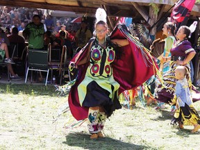 Observer file photo

One of the dancers dances during the intertribal portion of last year's of Pikwakanagan First Nation Traditional Powwow. For more community photos, please visit our website photo gallery at www.thedailyobserver.ca.