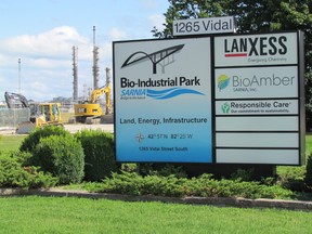 BioAmber Sarnia's new bio-based succinic acid plant is expected to create 150 construction jobs and 60 permanent jobs once the plant is operational at the end of 2014. (QMI Agency file photo)
