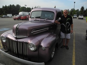 Ed McLean and his trusty old truck — a 1947 Ford. - April Hudson, Reporter/Examiner