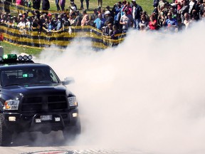 Clarke Kennedy showed the crowd at last year’s Smooth Truckfest exactly what his Ram 3500 was made of, creating a thick smoke screen during a burnout. The eighth-annual Smooth Truckfest will be held Aug. 23 to 25