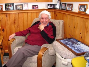 Roy Bonisteel is seen here, in his Quinte West home, in this file photo.