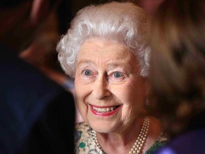 Britain's Queen Elizabeth smiles at a reception for the Winners of the Queen's Award for Enterprise 2013, at Buckingham Palace in London. Columnist Peter Hennessy thinks that the time is right to discuss whether or not Canada should become a republic.
REUTERS/Philip Toscano