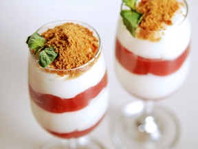 These parfaits are creamy, rich and fruity. SUPPLIED PHOTO