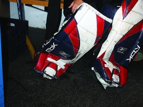 Thomas Armstrong was one of a number of goaltenders from across the north that attended a goalie-specific hockey school this past Saturday at the complex. For the full story see Wednesday's edition of the Northern News.