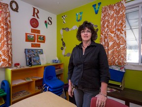 The $1.5 billion full-day learning program has displaced kindergarten programs provided by local child-care centres, according to Wendy Taylor, director of Corner Clubhouse Daycare Centre. Taylor says many don’t have the means to recover. (Sam Koebrich For The Whig-Standard)