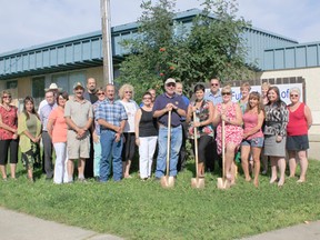 Rotarians, local officials, future tenants and community donors and supporters were on hand on Aug. 14 for the official groundbreaking ceremony for Rotary House.
