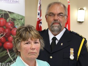 Frontenac County Warden Janet Gutowski and paramedic chief Paul Charbonneau say there are no plans for additional paramedic layoffs.           (ELLIOT FERGUSON - QMI AGENCY)