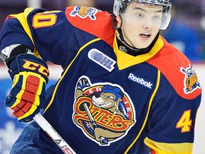 Among the 54 players who'll report to the Belleville Bulls training camp next Wednesday at Yardmen Arena is recently-acquired 19-year-old forward, Luke Cairns, from the Erie Otters. (OHL Images)