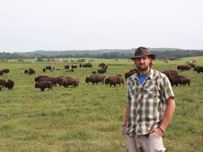Neil Hochstein has been managing Alberta Bison Ranch, which produces 200 head of bison annually, for seven years and prides himself on raising his herd in a natural, stress-free way.
Celia Ste Croix | Whitecourt Star