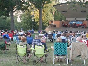 Some of the hundreds of people who typically show up for a performance of the Chatham Concert Band enjoy the show on Aug. 21.
