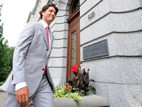 Justin Trudeau is seen in Quebec, Aug. 21, 2013. STEVENS LEBLANC/QMI Agency