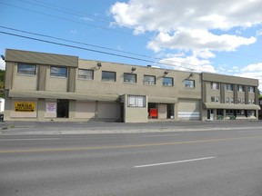 The former Trudeau Motor complex on Station Street in Belleville, Ont. - Intelligencer file photo